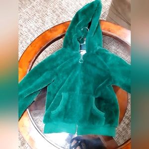 White Fawn girls faux fur jacket